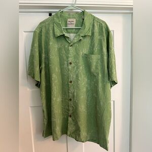 Tommy Bahama x Disney Parks Collab Green Button Down